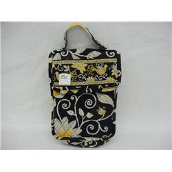 Vera Bradley Lunch Box: Black and Yellow