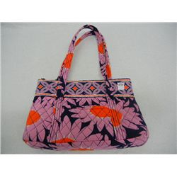 Vera Bradley Purse: Navy, Pink, and Orange