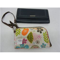 Thirty-One Brand Floral Wallet and Navy Liz Claiborne Wallet