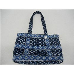 Vera Bradley Purse: Blue & White
