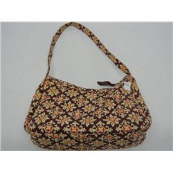 Vera Bradley Purse: Maroon and White