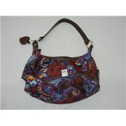 Small Brown Floral Rosetti Purse