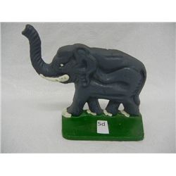 Cast Iron Elephant Door Stop