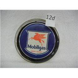 Glass Mobilgas Paperweight