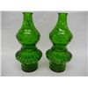 Image 2 : 2 Large Green Glass Wheaton Bottles