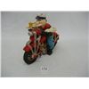 Image 1 : Cast Iron Popeye on a Motorcycle