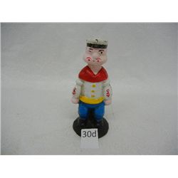 Cast Iron Popeye Bank