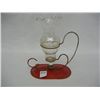 Image 1 : Glass Flower Vase in Metal Stand