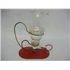 Image 2 : Glass Flower Vase in Metal Stand