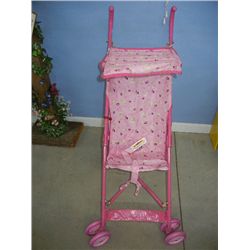 Pink Stroller w/ Lady Bugs