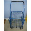 Image 1 : Blue Wire Shopping Cart