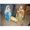 Image 1 : Plastic Light Up Nativity Yard Decorations