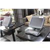 Image 1 : POS SYSTEM WITH COMPUTER AND 2 MICROS TOUCH SCREEN MONITORS,