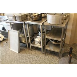 3 SS KITCHEN STANDS