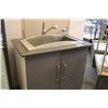 Image 1 : SS SINK WITH DESIGNER FAUCET AND VANITY