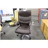 Image 2 : DARK BROWN LEATHER HIBACK EXECUTIVE CHAIR