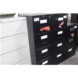 BLACK 4 DRW. LEGAL FILE CABINET