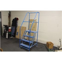 BLUE MOBILE LADDER