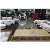 Image 1 : LOT OF WINE GLASSES, INSERTS, AND OTHER RESTAURANT EQUIPMENT