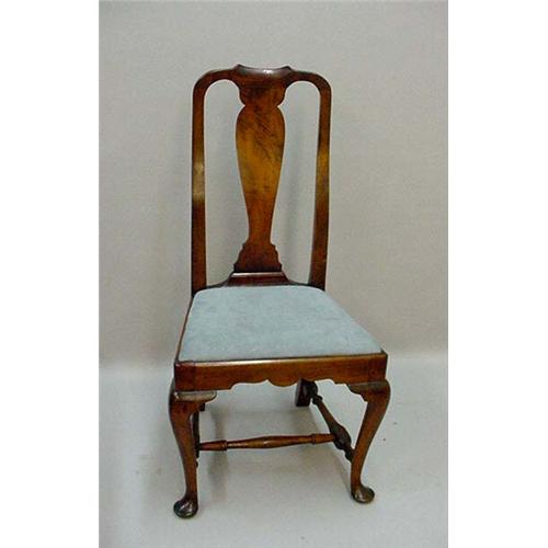 Queen Anne Side Chair Walnut With An Old Rich Brown