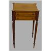Image 2 : PAIR OF SHERATON STYLE TWO-DRAWER STANDS. Beautifully made reproductions with some age. Delicate …