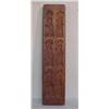 Image 1 : TWO WOODEN COOKIE BOARDS. Three carved couples with exaggerated features. Of the men, one wears a…