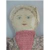 Image 4 : TOPSY-TURVEY DOLL. Stuffed cloth with a black mammy on one side and a white woman with a bonnet o…