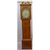 Image 1 : SCOTTISH HEPPLEWHITE GRANDFATHER'S CLOCK WITH INLAY. Pine with bird's-eye maple veneer and an old…