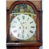 Image 2 : SCOTTISH HEPPLEWHITE GRANDFATHER'S CLOCK WITH INLAY. Pine with bird's-eye maple veneer and an old…