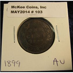 103. 1899 Canada Large Cent. AU.