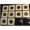 Image 1 : 118. Complete Set of (10) 1911-20 Canada George V Large Cents grading F-EF.