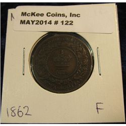 122. 1862 Nova Scotia Cent. F-12.