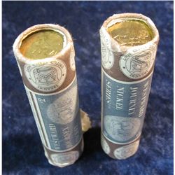 1353. 2005 P & D U.S. Mint Wrapped Rolls of Original Gem BU "Bison" Westward Journey Buffalo Nickels