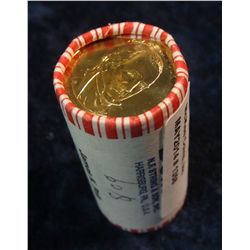 1358. Bank-wrapped and Stamped Roll of James K. Polk Presidential Dollars. Gem BU. (25 coins),