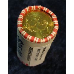 1367. Bank-wrapped and Stamped Roll of Andrew Jackson Denver Mint Presidential Dollars. Gem BU. (25 