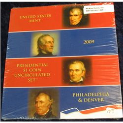 1368. 2009 P & D Presidential Dollar Set. Gem BU. In original holder from the U.S. Mint. Originally 