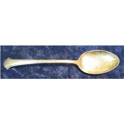 1385. Monogrammed Sterling Silver Spoon "Chippendale" by Towle 1937. Weighs .82 Troy Ounces.