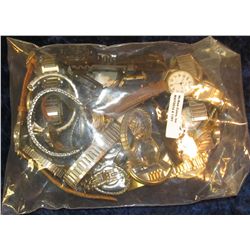 1391. Huge collection of old Watches.  Most need batteries, many work.