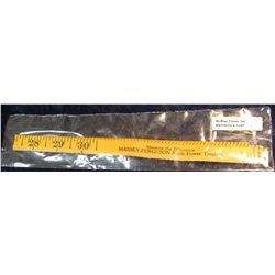 1397. Massey Ferguson Multi Power Tractor Advertising 30" Tape Measure. Mint condition.