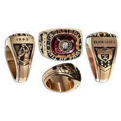 Elvin Hayes Hall of Fame Induction Ring, Obtained Directly from Him, Who is One of the 50th Greatest