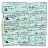 Image 1 : Lot of 10 Personal Checks Signed by Baseball HOFer Harmon Killebrew