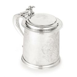 King James II Silver Tankard