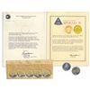 Image 1 : Jack Swigert's Own Collection of Half a Dozen Apollo 8 Commemorative Coins