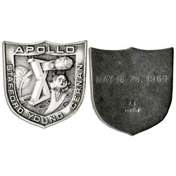 Jack Swigert's Personally Owned Space-Flown Apollo 10 Robbins Medal, Serial Number 24