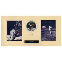 Jack Swigert's Own Official NASA Apollo 11 Patch Carried to the Lunar Surface
