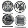 Image 1 : Jack Swigert's Personally Owned Skylab I & II Robbins Medals Unflown, Serial Numbers 277 & 218