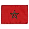 Image 1 : Apollo 15 Flown 6'' x 4'' Morocco Flag -- Signed & Inscribed ''Flown to the Moon on Apollo 15'' by N