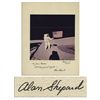 Image 1 : Alan Shepard Signed 10'' x 11.75'' Photo Display