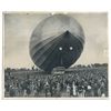 Image 1 : 'Graf Zeppelin in London'' 1931 AP Photo With Caption on Verso -- ''...Fresh from her triumphs in th