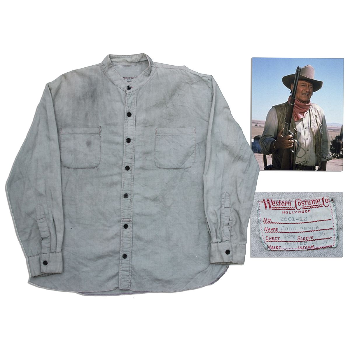 John Wayne Costume From the Classic Western, ''Undefeated''